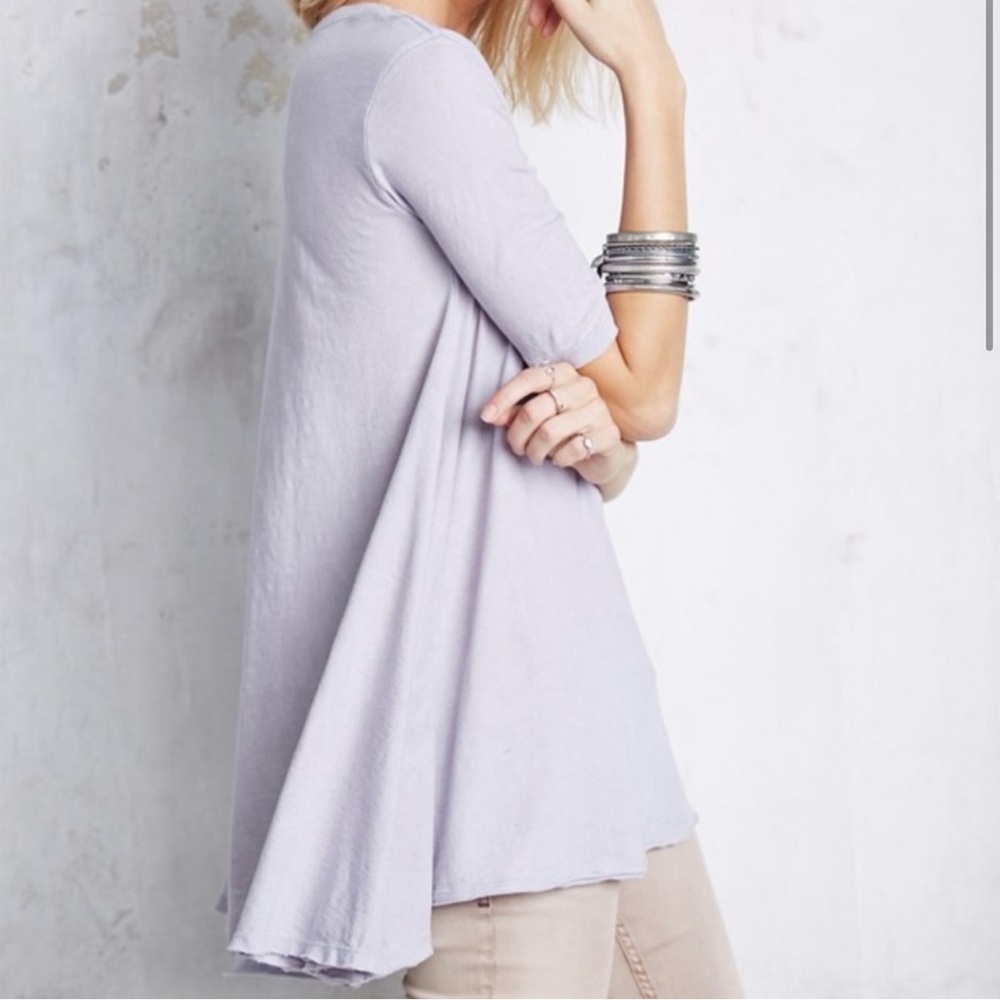 NWOT Free People Melrose Swing Tunic Tee - Picture 3 of 4